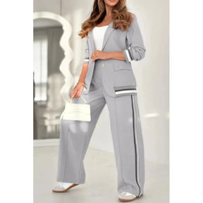 Conjunto Feminino Casaquinho + Calça Luiza