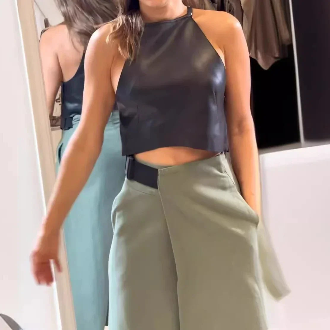 Conjunto Feminino Regata e Saia La Musa