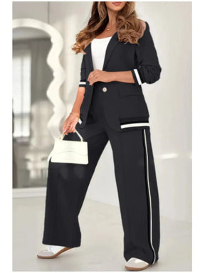 Conjunto Feminino Casaquinho + Calça Luiza