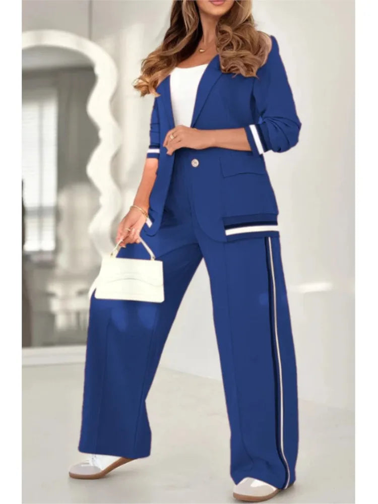 Conjunto Feminino Casaquinho + Calça Luiza