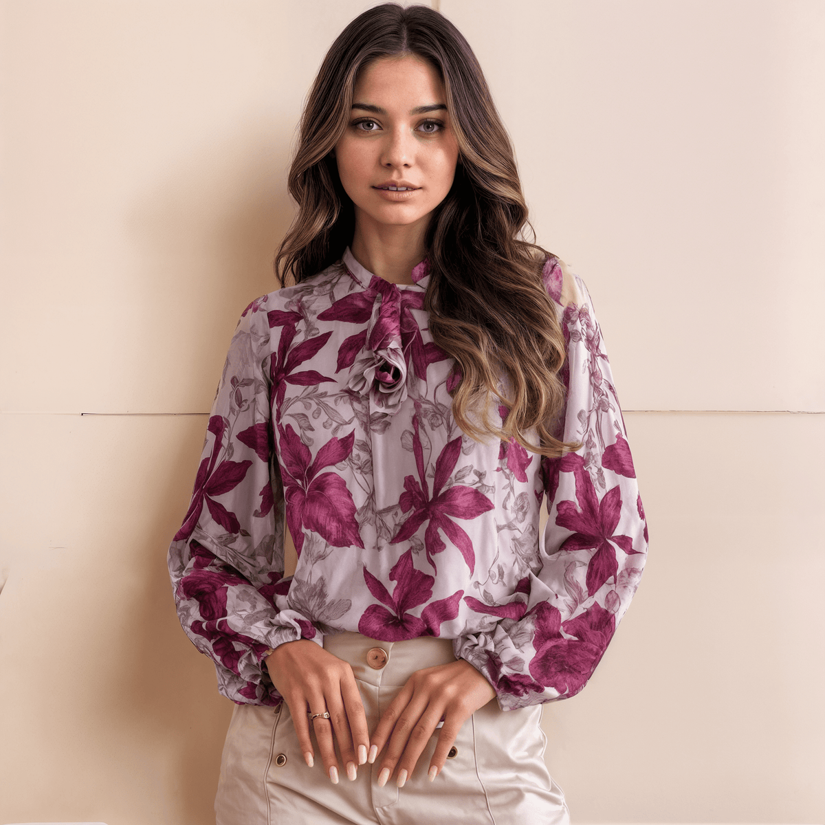 Blusa Feminina FloralGramora | Luxury Ladies Clothing