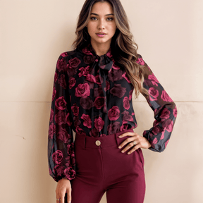 Blusa Feminina FloralGramora | Luxury Ladies Clothing