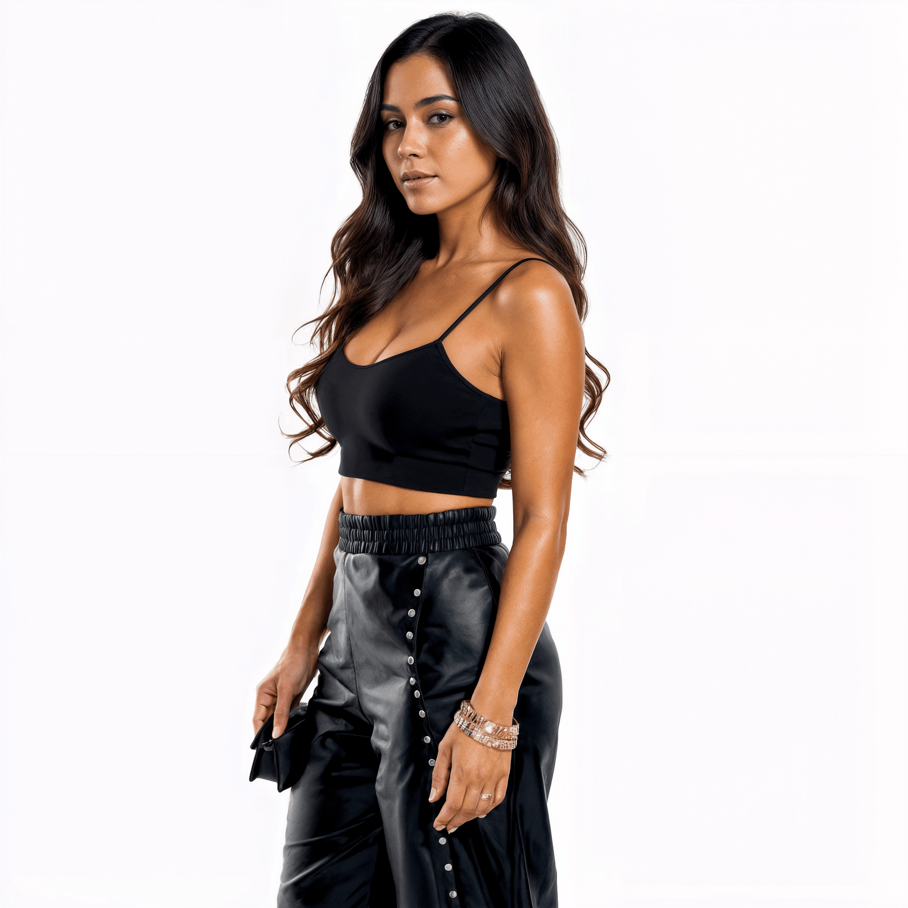 Calça Feminina de Couro Sophi LargasGramora | Luxury Ladies Clothing