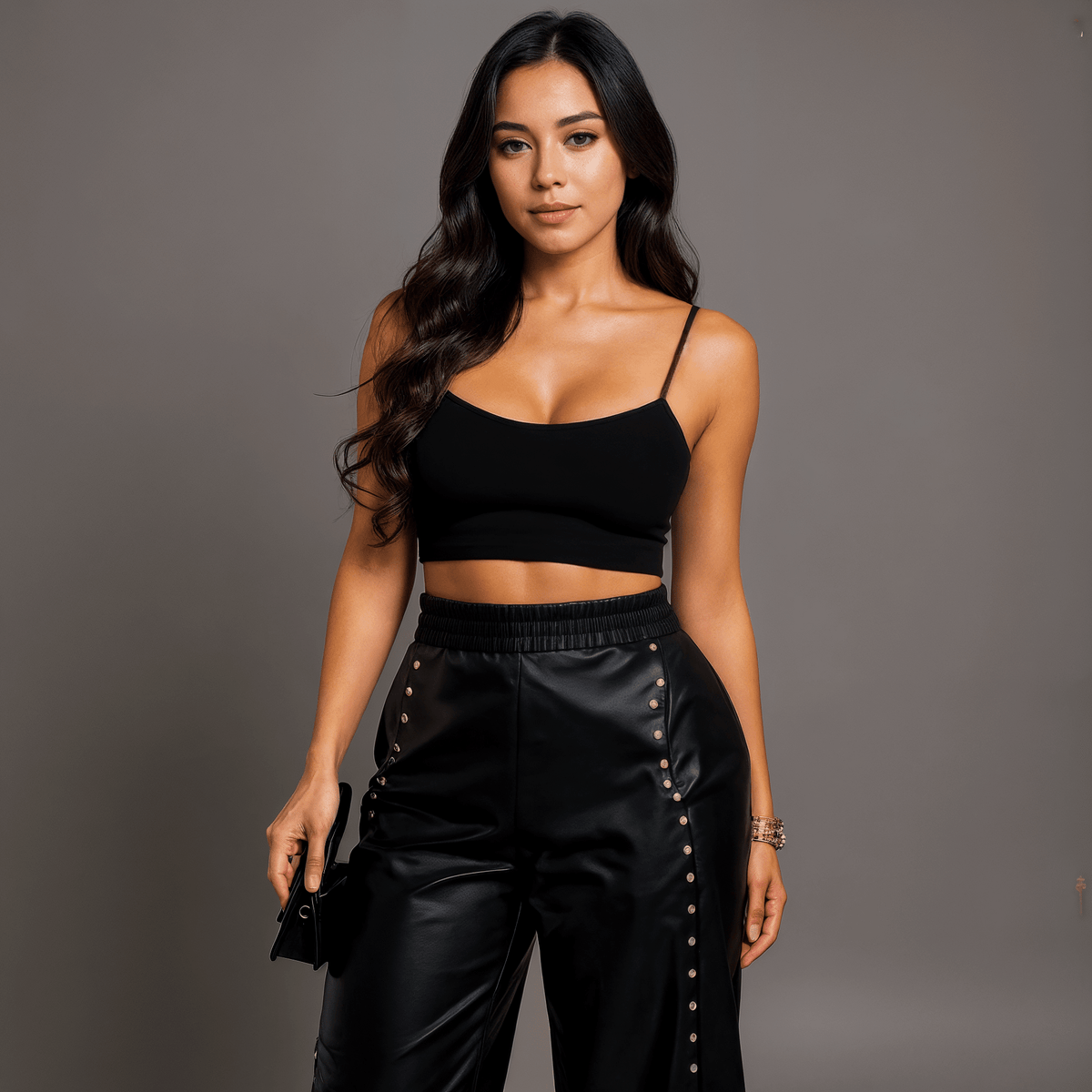 Calça Feminina de Couro Sophi LargasGramora | Luxury Ladies Clothing