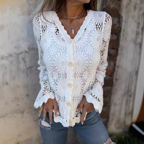 Camisa Feminina de RendaGramora | Luxury Ladies Clothing