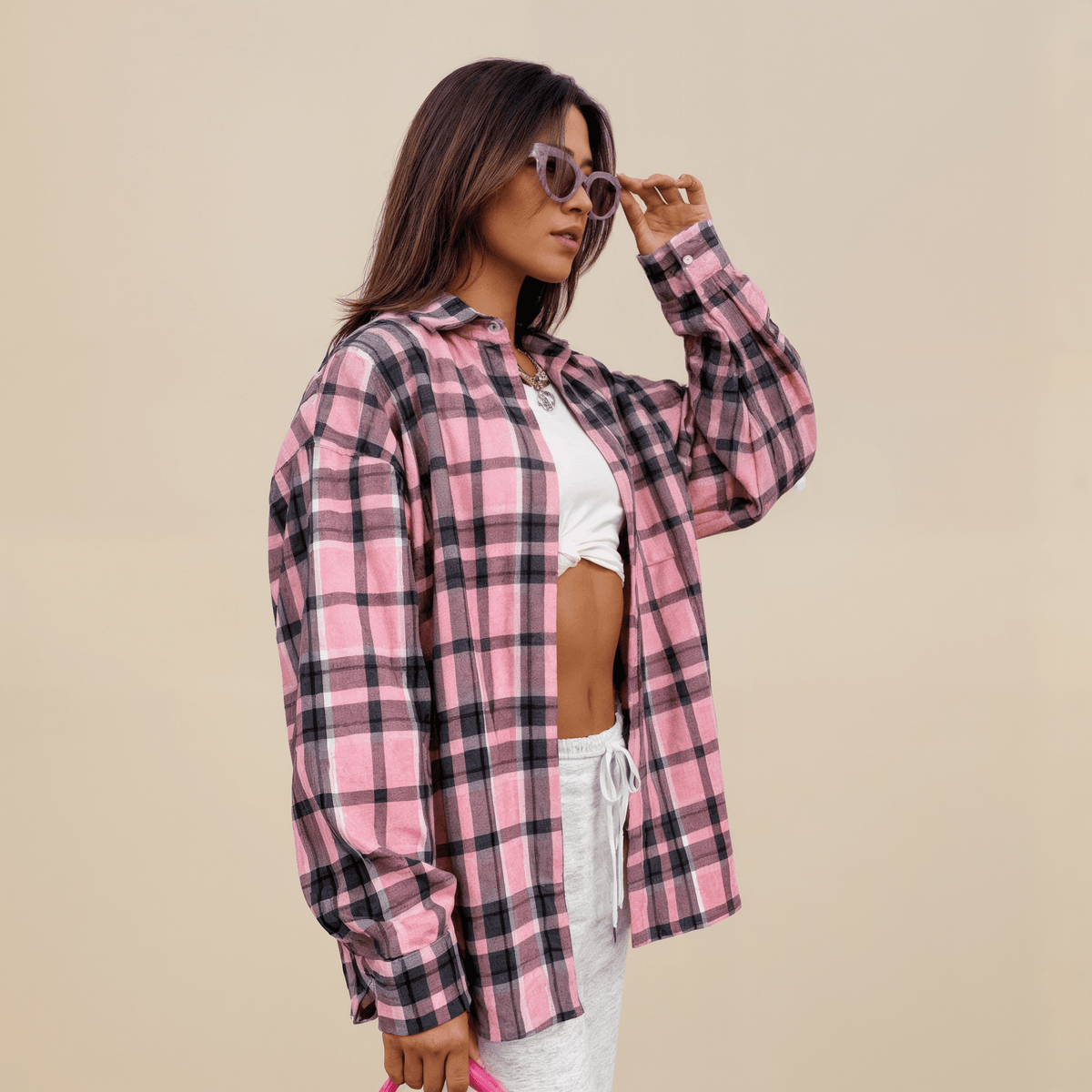 Camisa Feminina Xadrez MadriGramora | Luxury Ladies Clothing