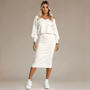 Conjunto de Moletom Feminino ElisaGramora | Luxury Ladies Clothing