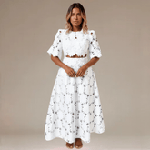 Conjunto de Renda FloridoGramora | Luxury Ladies Clothing