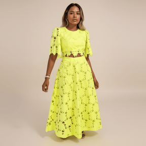 Conjunto de Renda FloridoGramora | Luxury Ladies Clothing