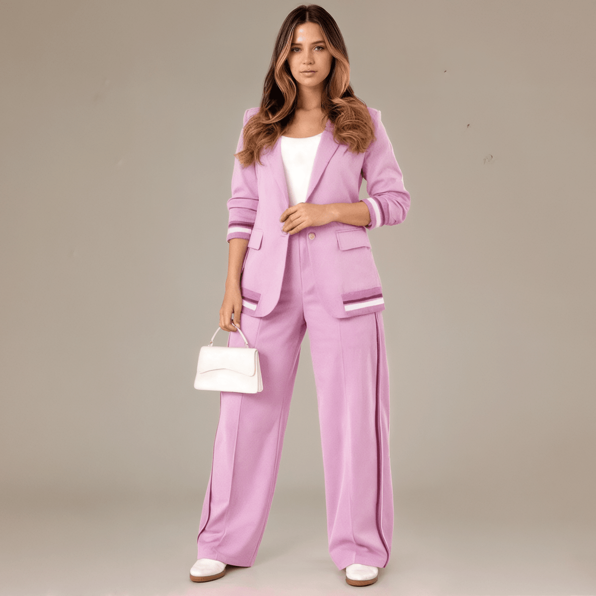 Conjunto Feminino Casaco e Calça LuizaGramora | Luxury Ladies Clothing