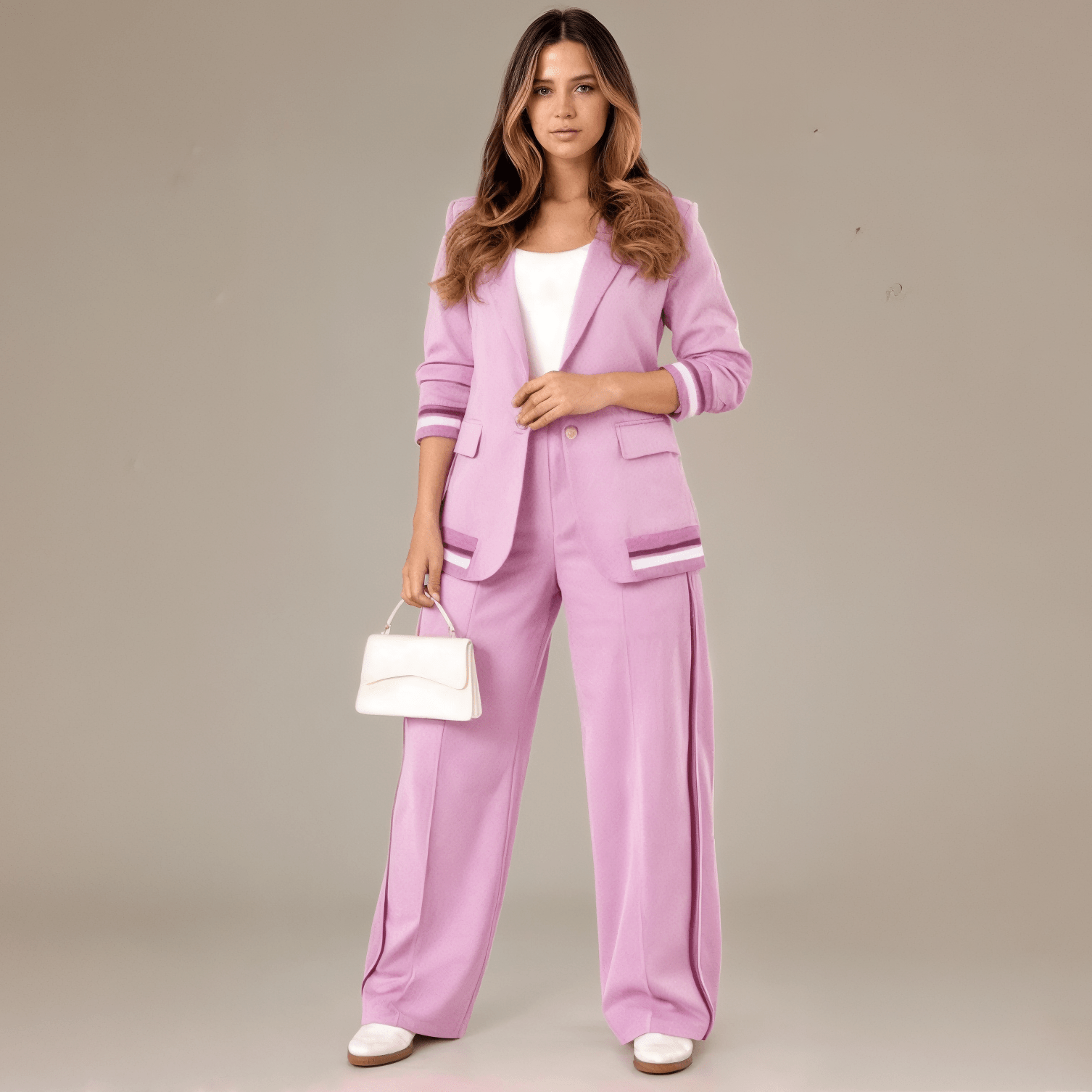 Conjunto Feminino Casaco e Calça LuizaGramora | Luxury Ladies Clothing