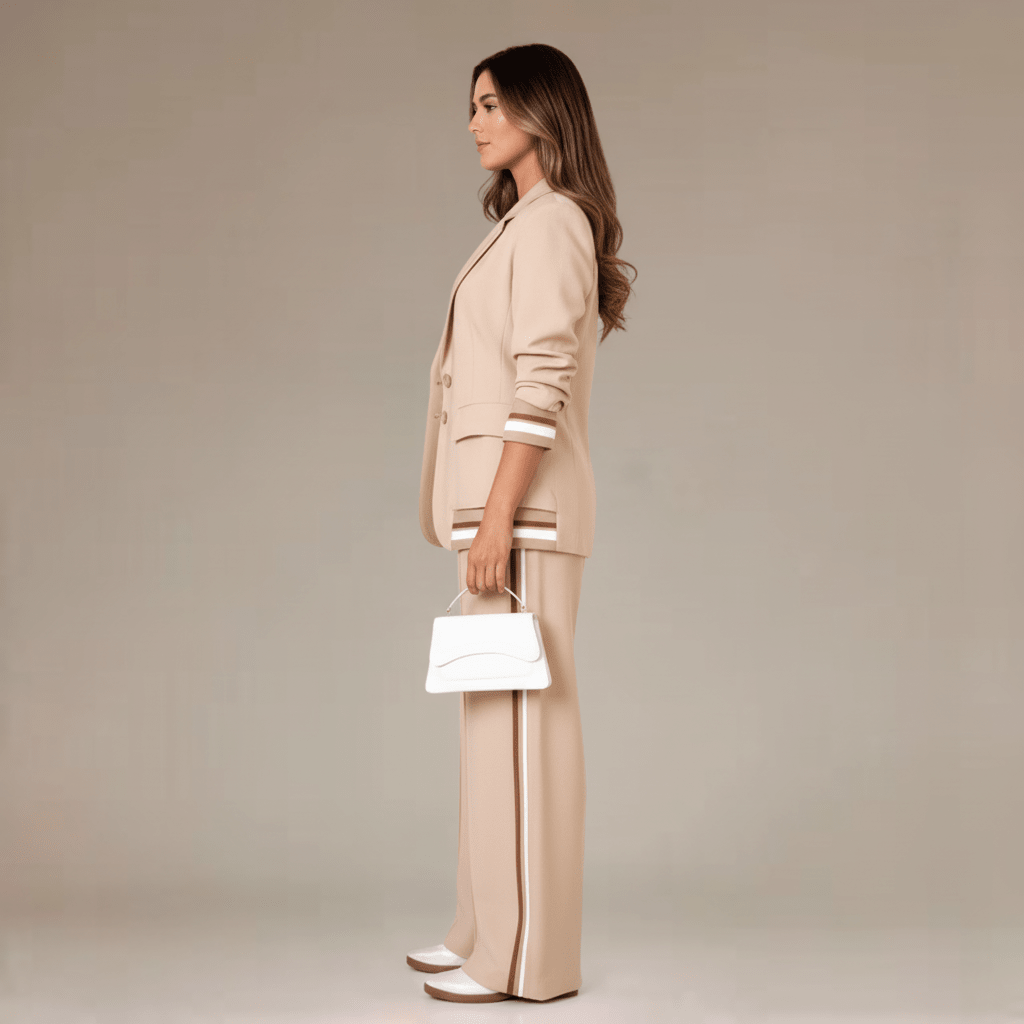 Conjunto Feminino Casaco e Calça LuizaGramora | Luxury Ladies Clothing