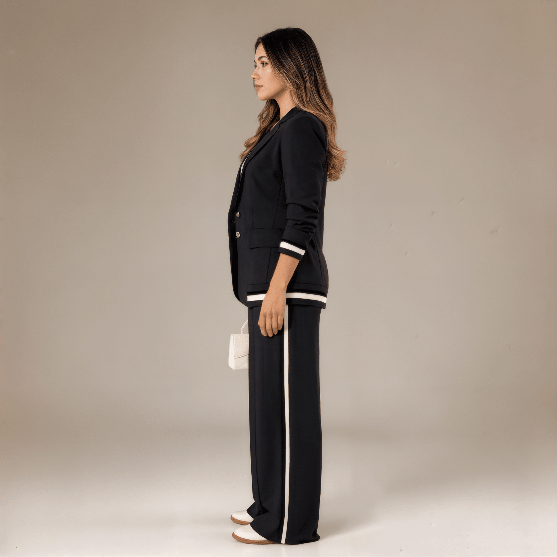 Conjunto Feminino Casaquinho e Calça LuizaGramora | Luxury Ladies Clothing