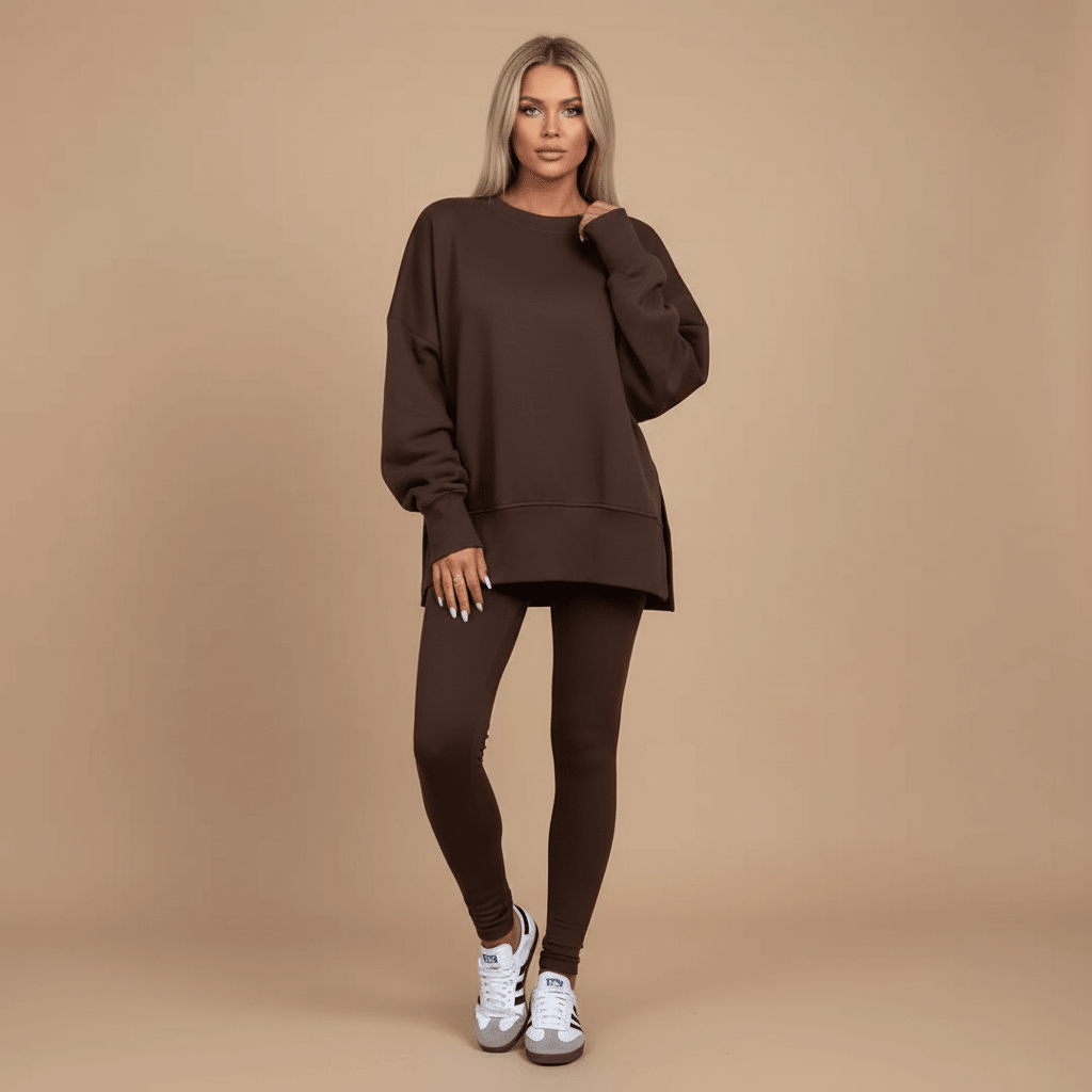 Conjunto Feminino Comfy de MoletomGramora | Luxury Ladies Clothing