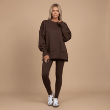 Conjunto Feminino Comfy de MoletomGramora | Luxury Ladies Clothing