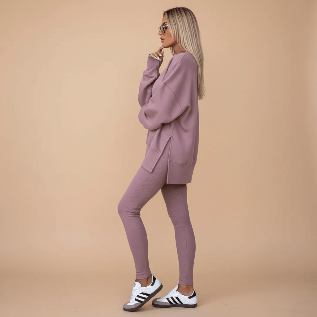 Conjunto Feminino Comfy de MoletomGramora | Luxury Ladies Clothing