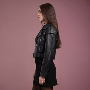 Jaqueta Feminina preta RagnarGramora | Luxury Ladies Clothing