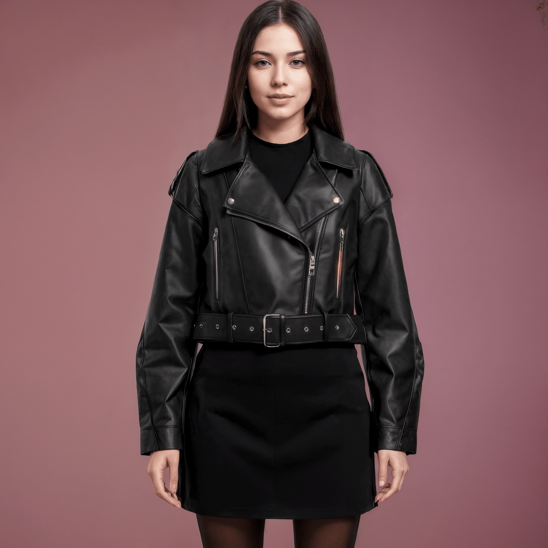 Jaqueta Feminina preta RagnarGramora | Luxury Ladies Clothing