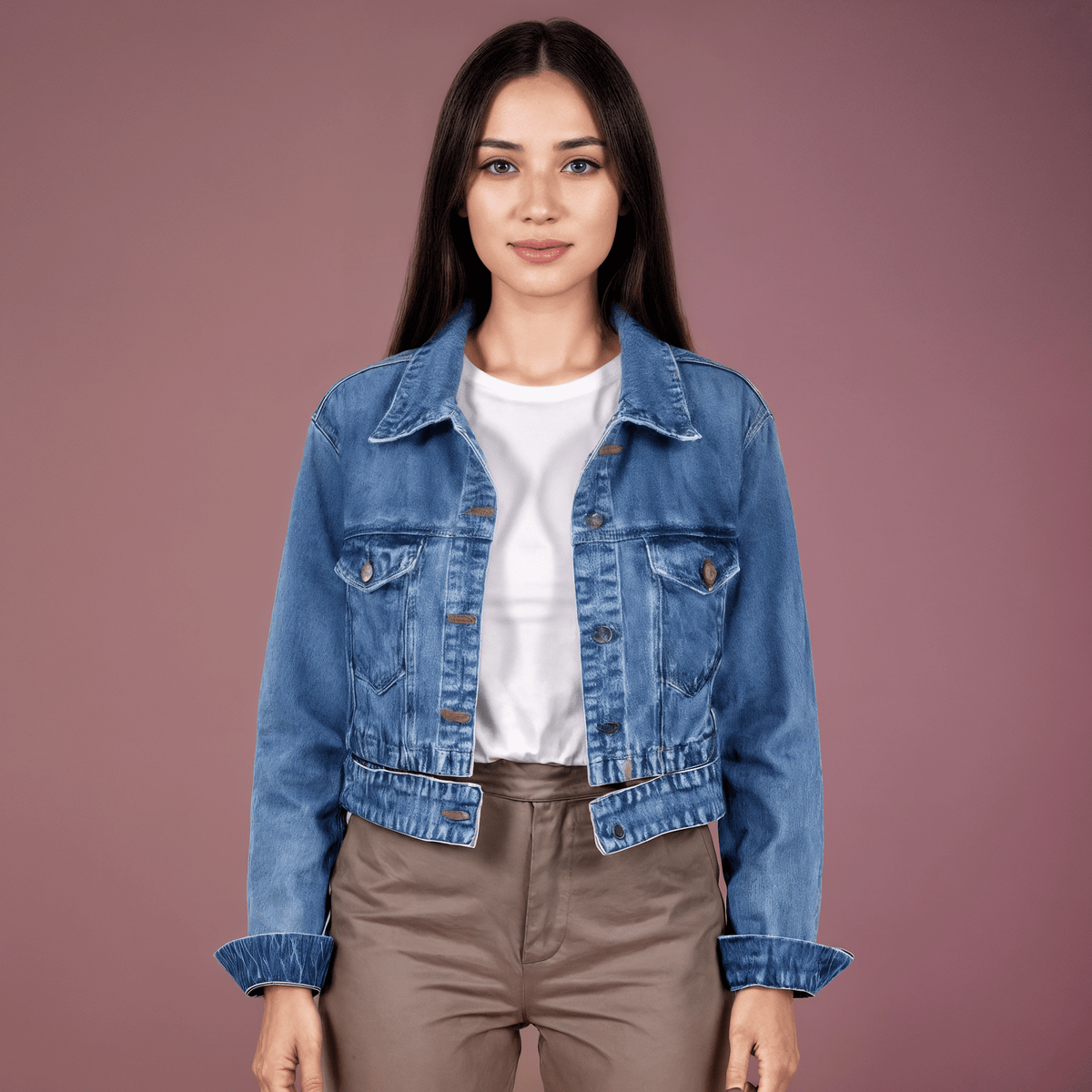 Jaqueta Jeans Feminina LunaGramora | Luxury Ladies Clothing