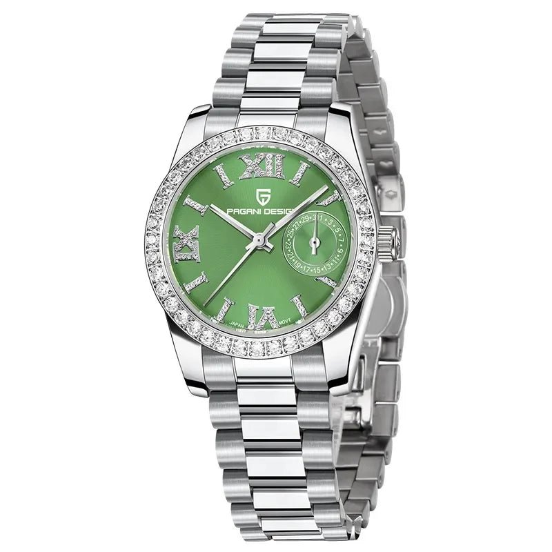 Relógio Pagani Design Feminino Safira GreenGramora | Luxury Ladies Clothing