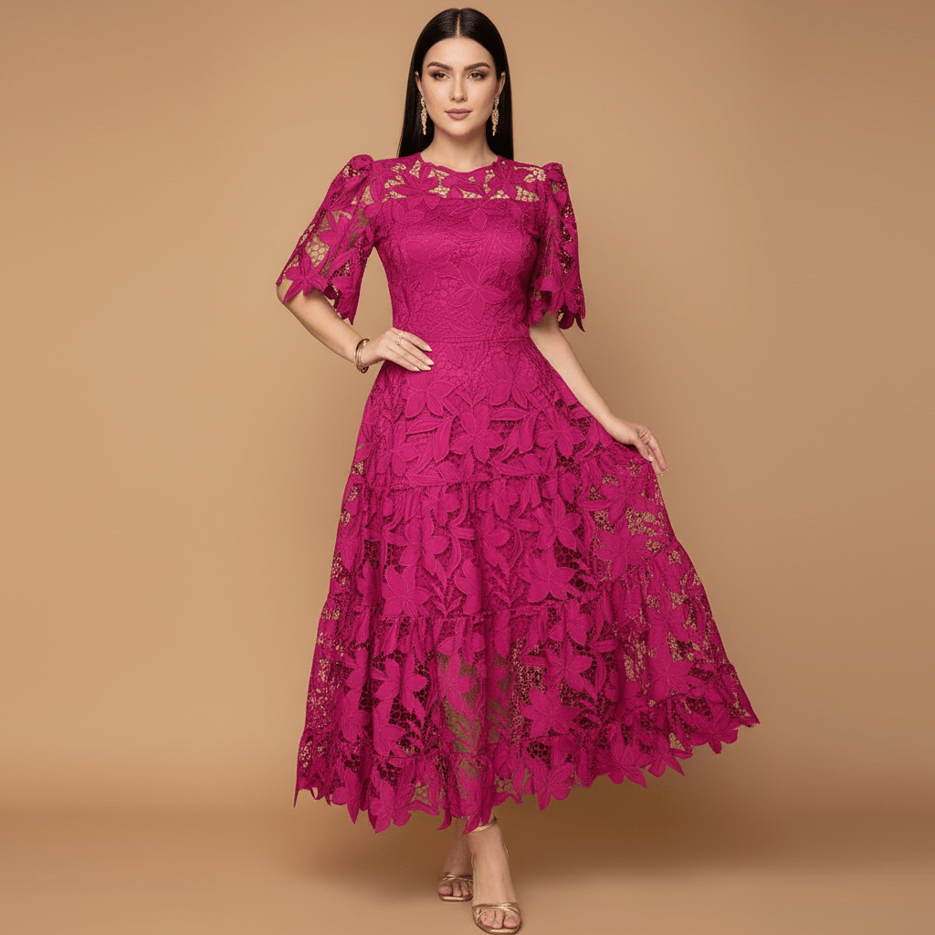 Vestido Feminino de Renda AnajuGramora | Luxury Ladies Clothing