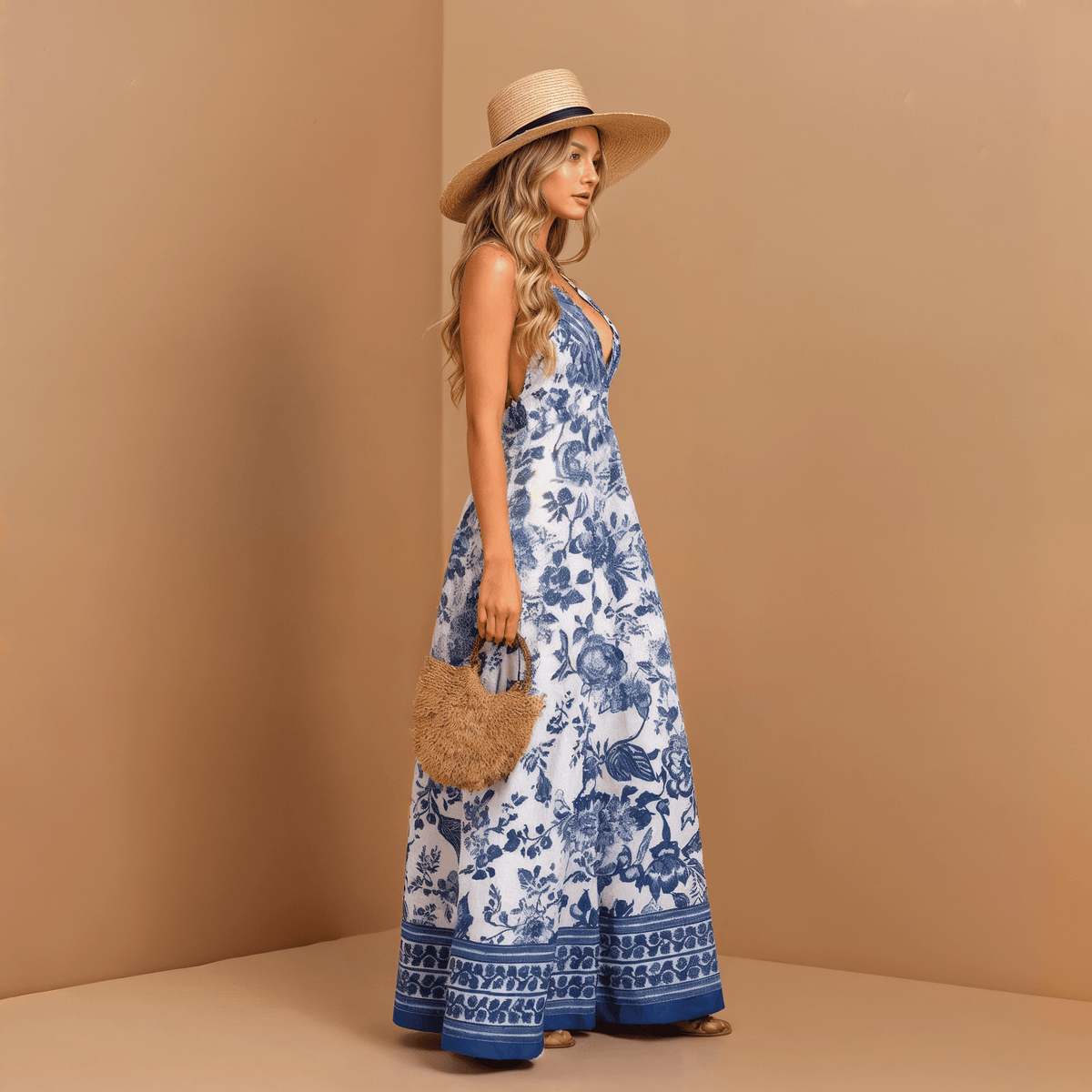 Vestido Feminino Florido IbizaGramora | Luxury Ladies Clothing