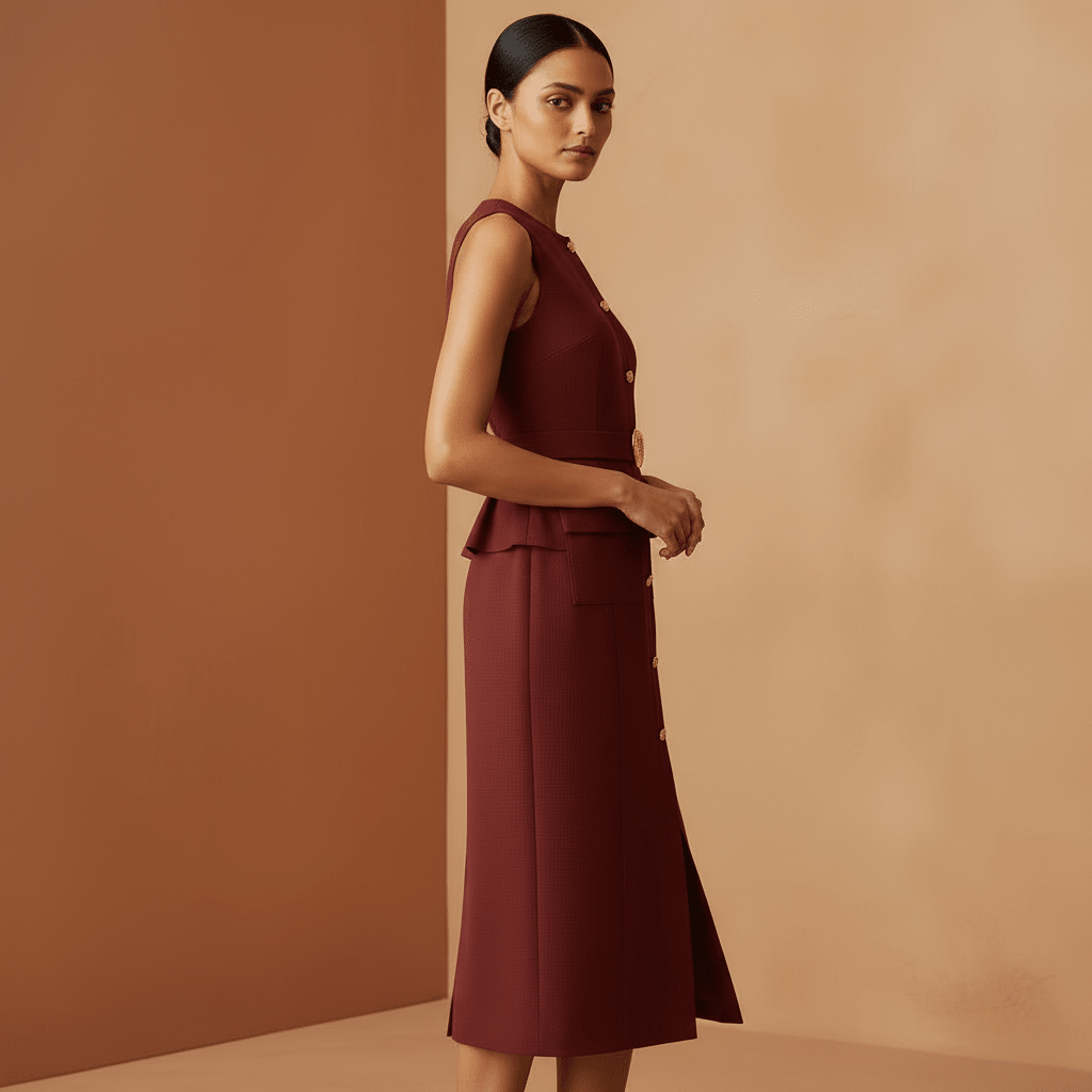 Vestido Feminino Midi Firenze ParisGramora | Luxury Ladies Clothing