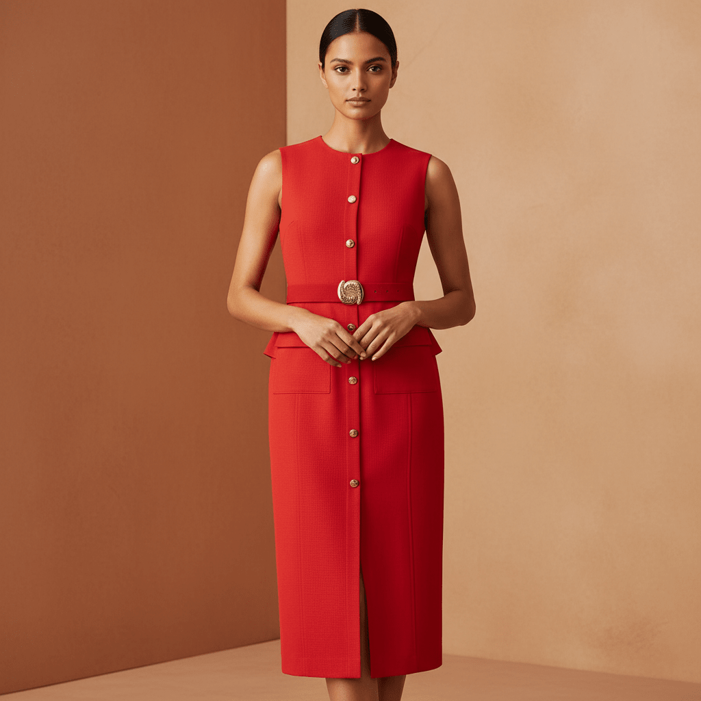 Vestido Feminino Midi Firenze ParisGramora | Luxury Ladies Clothing