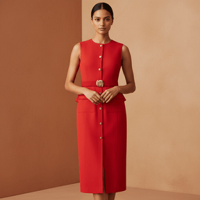 Vestido Feminino Midi Firenze ParisGramora | Luxury Ladies Clothing