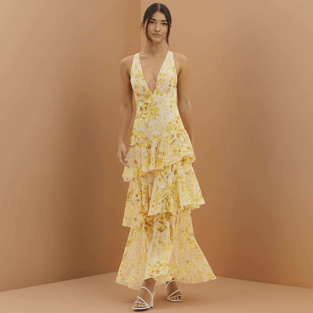 Vestido Longo Feminino Leve e FluidoGramora | Luxury Ladies Clothing